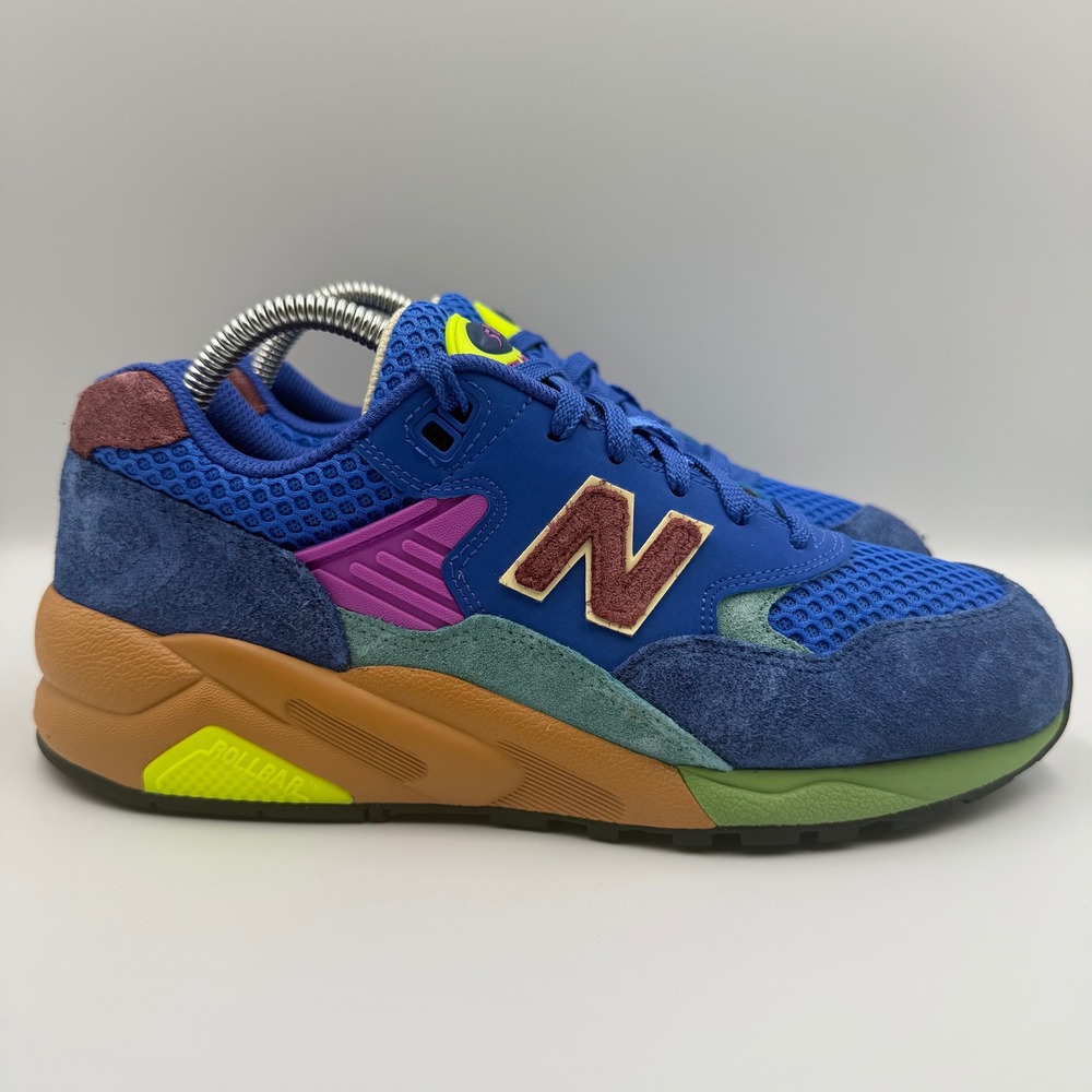 New Balance 580 Lifestyle Men's Size 7 Sneakers Shoes Blue‎ Multi Color MT580HSB
